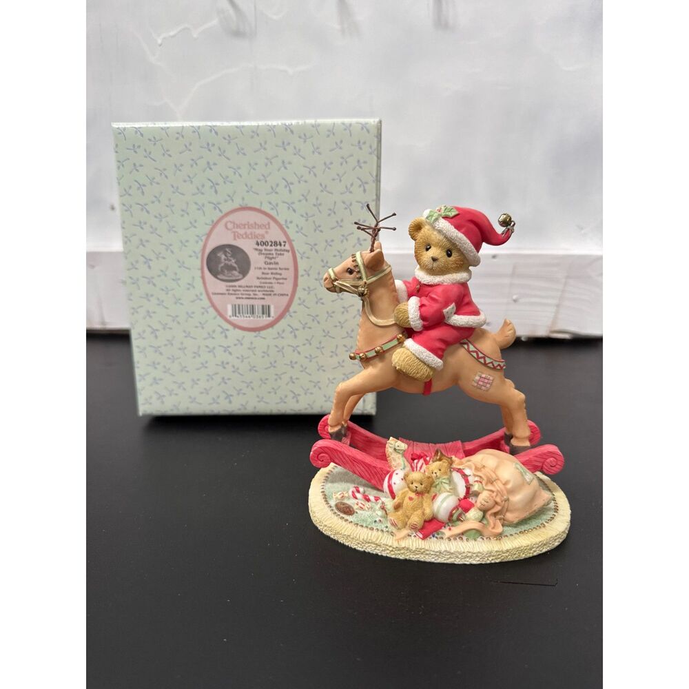 Cherished Teddies Gavin May Your Holiday Dreams Take Flight #4002847